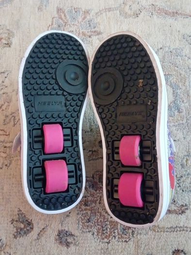 Heelys Snazzy X2 (Silver Rainbow Heart Edition)