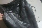 Liam Gartland Leather skirt with Pockets