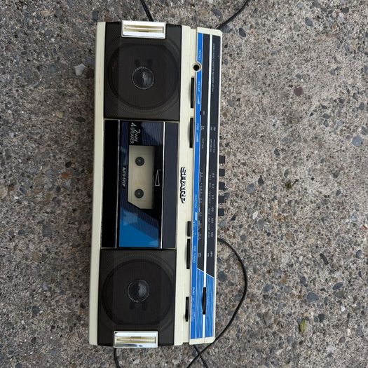 Vintage radio recorder