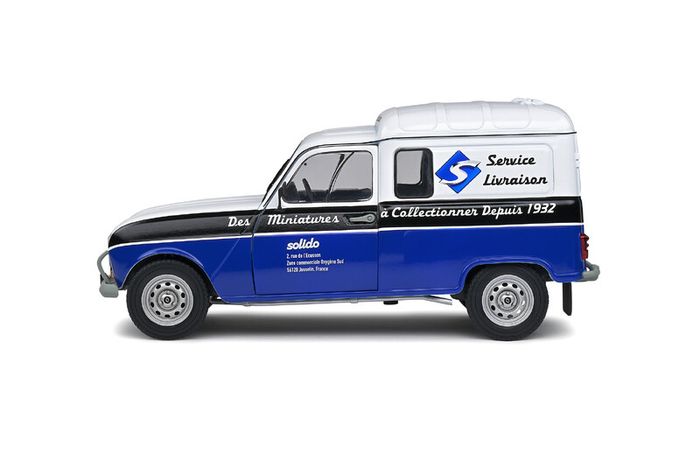 Renault 4 Lf4 Service Van 1988 New In Box 1/18 Limited - 90 Years