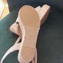 Cream suede wedge sandal Image 6