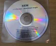 REM 9 Dream Promo CDR Single 2007