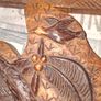 Beautiful Large Old Hand-Carved Wood Panel Indonesian Rural Village Life Scene Sculpture. Post Available, Beautifully carved from a single piece of wood Ideal for Home or Stage Movie Props Image 9