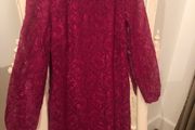 Raspberry Lace Dress size 8