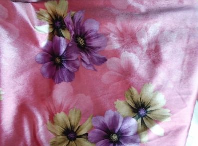 Velour dress fabric,Pink velour floral dress fabric,Sewing,Craft supplies