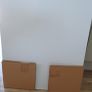 Unused (Mint) Brushed Stainless Steel (B&Q) 80cm x 60cm Kitchen Splashback Image 4