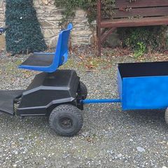 Electric golf trolley
