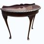 Vintage Console Table / Demi Lune / Hall TableTable Image 4