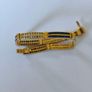 18k / ct Gold Tennis Bracelet / Bangle Diamond Sapphire Image 3