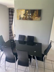 Free Dinning table & 6 chairs