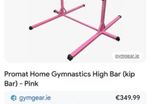 Gymnastics bars pink