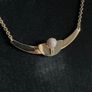 Dylan Gray gold-tone cabochon art deco style necklace Image 2