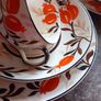 Art Deco Hand Painted Ivery Ware Tea Set Image 4