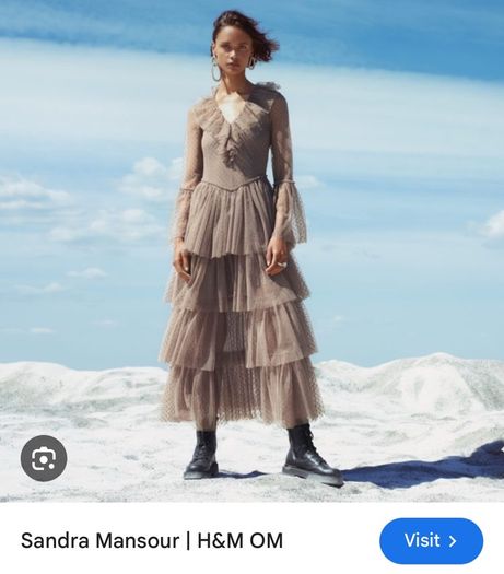 Sandra mansour collab dress