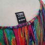 Maxi multicoloured summer dress with pockets Image 8