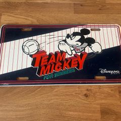 Mickey mouse license plate