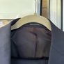 Calvin Klein Mens 100 Wool Suit Jacket Size 52R Black Excellent Condition Image 7