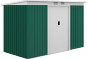 4ft x 9ft Steel Garden Tool Shed