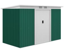4ft x 9ft Steel Garden Tool Shed