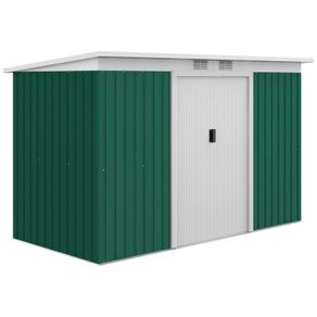 4ft x 9ft Steel Garden Tool Shed