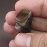 Vintage Natural Pattern Eyes Agate Arrow Shape Pendant Amulet Image 7