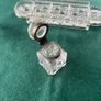 Antique Crystal Condiment Set Image 4