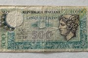 Italy 500 Lira 1976 Banknote