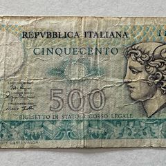 Italy 500 Lira 1976 Banknote