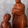 Chinese carved wood figures Image 3