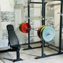 170kg Olympic Barbell Set Power Rack Sturdy Bench Image 2