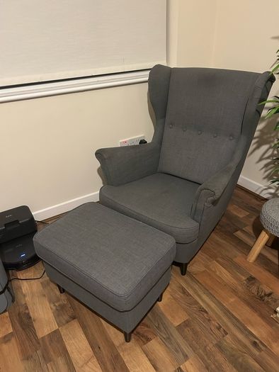 IKEA Strandmon - Armchair & Ottoman