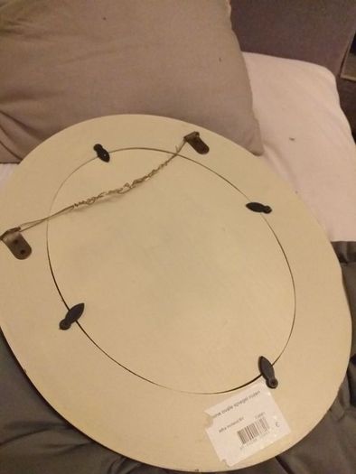 handpainted oval  mirror
