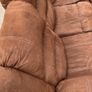 Brown Recliner L corner sofa/couch Image 5