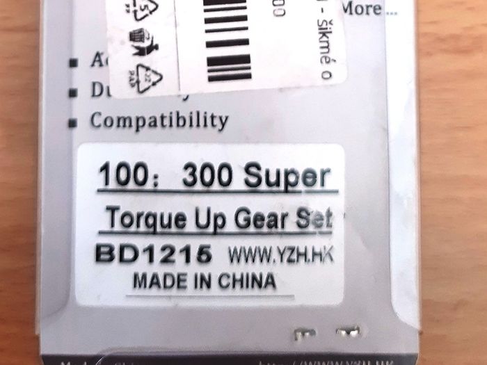 CNC Low Noise High Torque-Up Gear Set 100:300