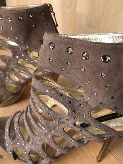 Dune 'Black Sand' Taupe Heels