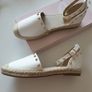 espadrilles white brand new, size 6 Image 5