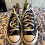 UK 12.5 black converse platform Image 3