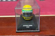 Ayrton Senna Helmet 1985 1:8 Minichamps