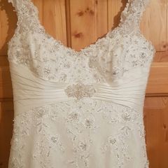 Mon Cheri Ivory Wedding Dress