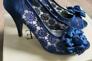 Blue heels