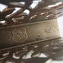 Vintage German Brass Napkin or Letter Holder Image 3