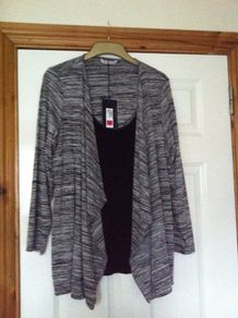 M&S 2-in-1 Top - Size 18