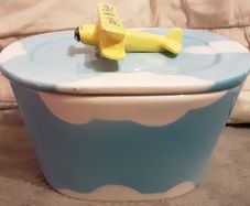 vintage utterly butterly butter dish