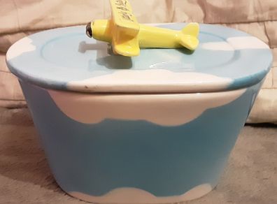 vintage utterly butterly butter dish