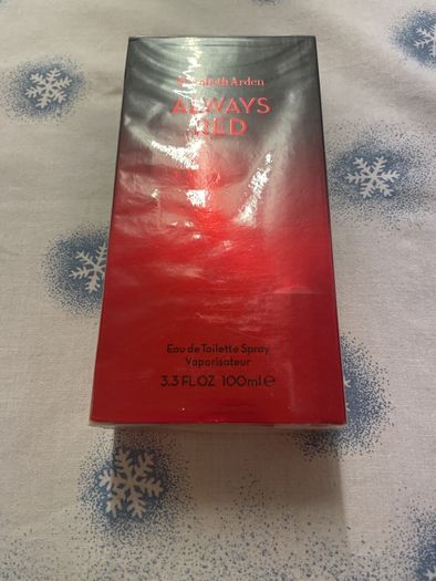 Always Red Elizabeth Arden eau de toilette perfume sealed in box 100mls