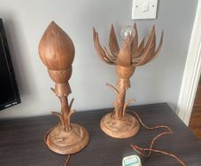 wooden lamps hand made