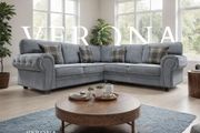 Verona Grey Scatter or Fullback Cushions Sofa