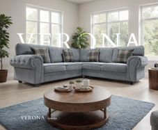 Verona Grey Scatter or Fullback Cushions Sofa