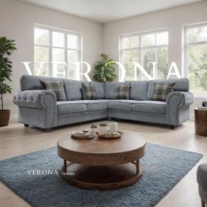 Verona Grey Scatter or Fullback Cushions Sofa
