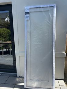 White interior door
